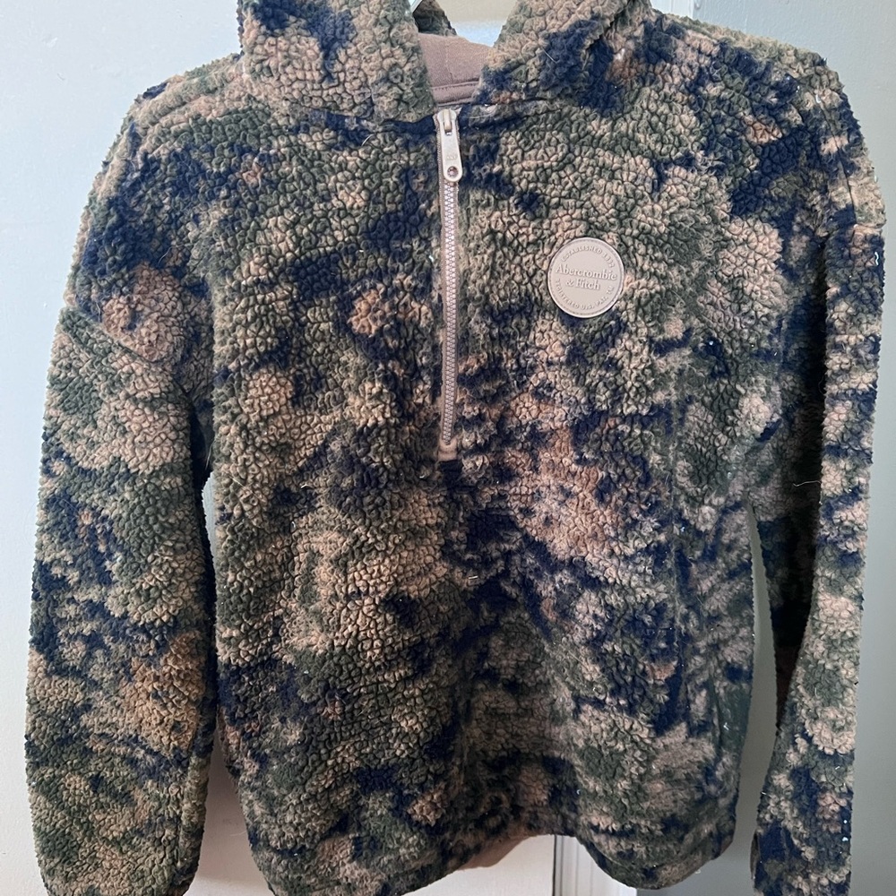 Cozy Kids' Fleece Jacket - Blue and Cream